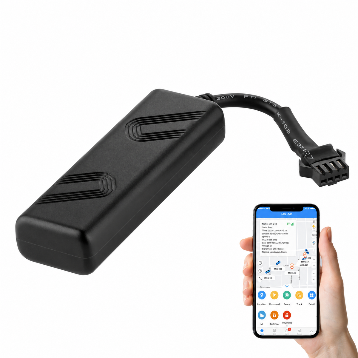 Mini GPS Tracker TK205 for Vehicle Tracking with Real-Time Alerts