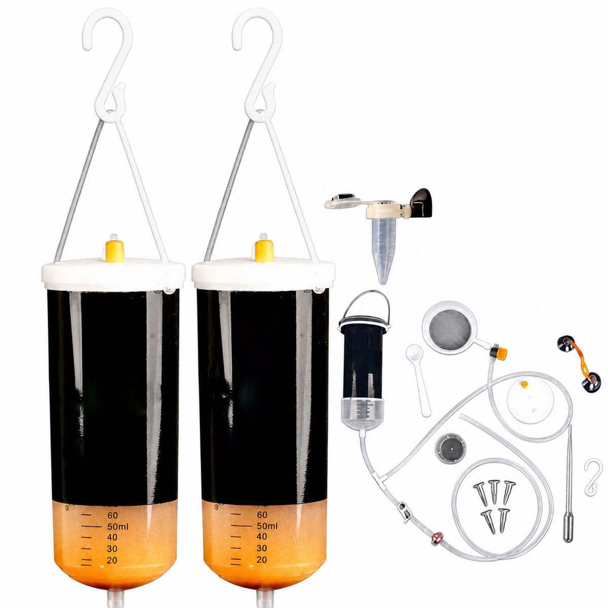 250/500ml Aquarium Brine Shrimp Incubator Artemia Professional Efficient Simple Operation Hatching Bucket Hatch Tool Kits