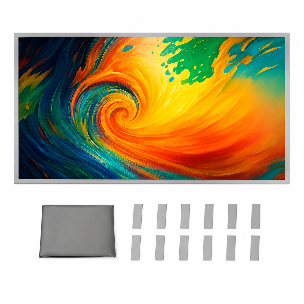 Grey Portable Projector Screen 16:9 60-133 Inch