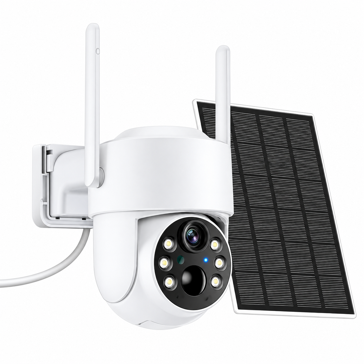 4MP Outdoor Solar Security Camera with PTZ and Battery