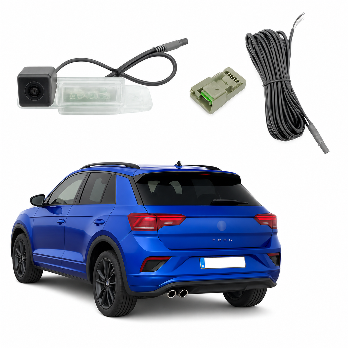 Rear Reversing Camera with Dynamic Trajectory