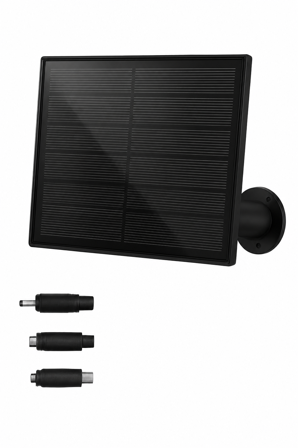 4W Solar Panel Charger with 5V Output and 18650 Battery Slots