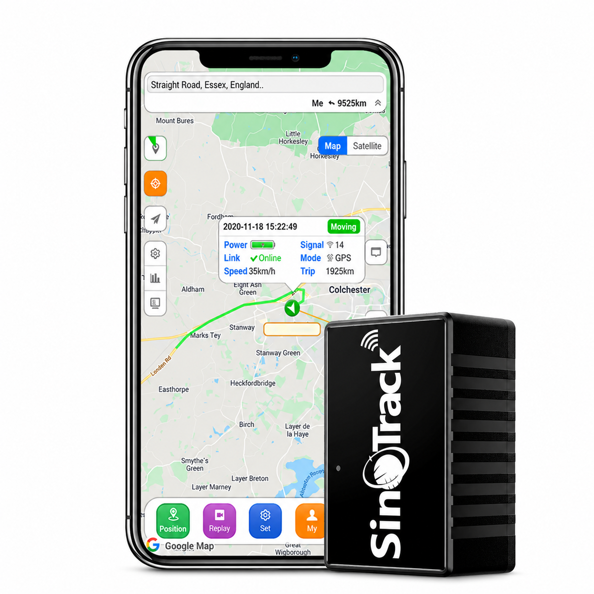 Mini Built-in Battery GPS Tracker for Cars, Kids, Pets