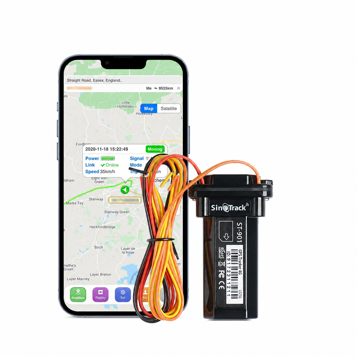 GPS Vehicle Tracker ST-901 with Real Time Tracking