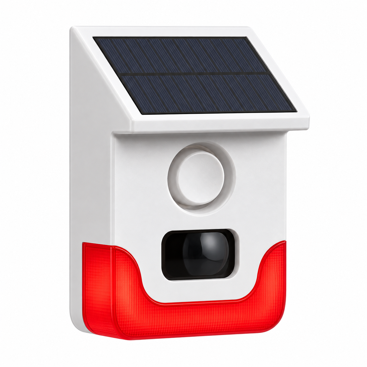 120° Solar Motion Alarm with PIR Detection and 4 Modes