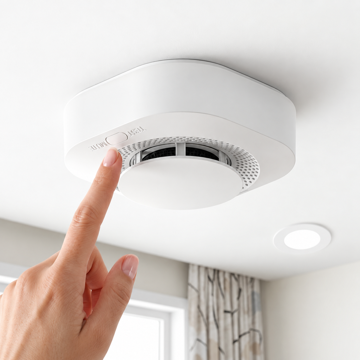 Zigbee Smoke Detector with 360° Detection and App Alerts