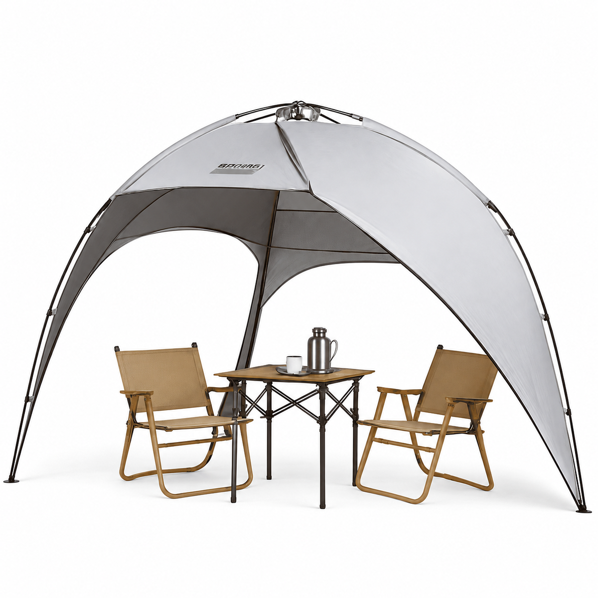 Outdoor 3-4 Person One-Touch Pop Up Camping Tent