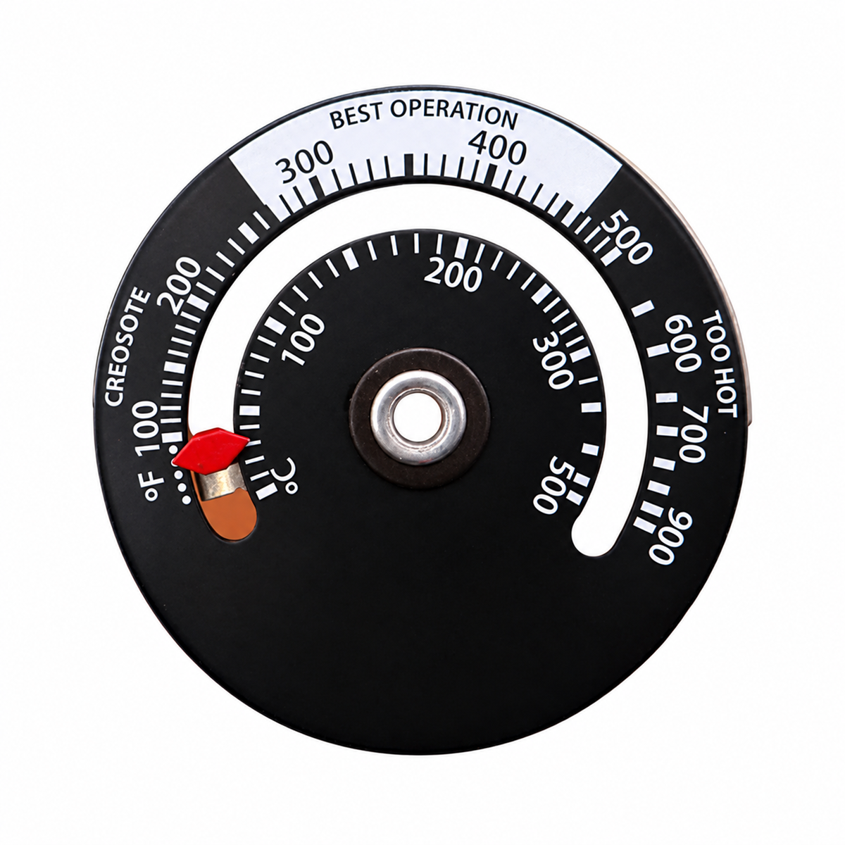 Magnetic Stove and Flue Thermometer