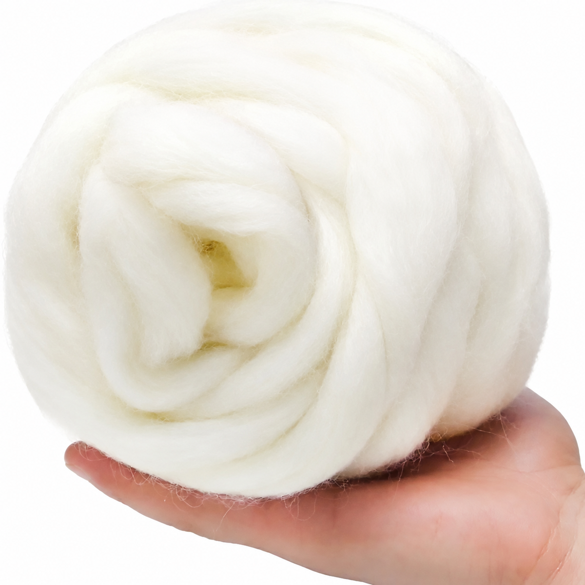 Wool Roving for Felting and Spinning, 100 g