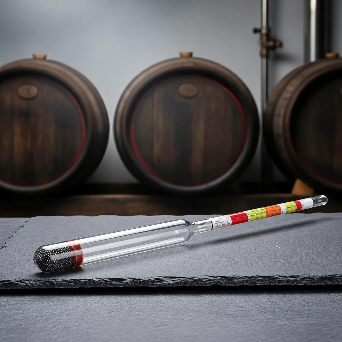 Triple-Scale Hydrometer for Homebrewing and Winemaking
