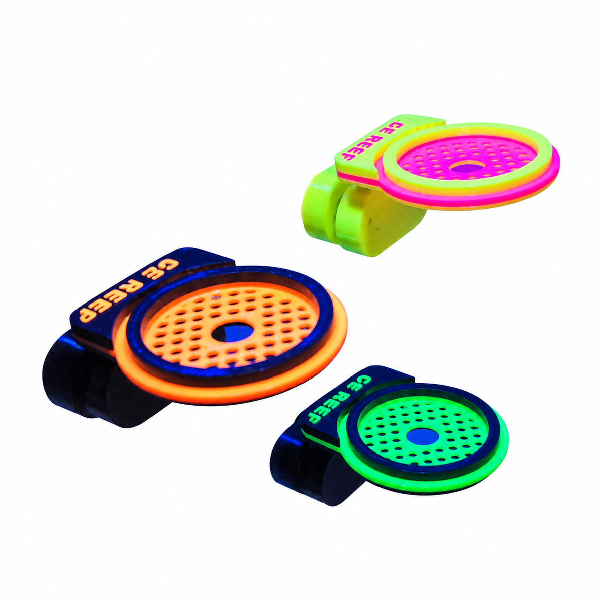 Magnetic Coral Frag Holder, Fluorescent Colours