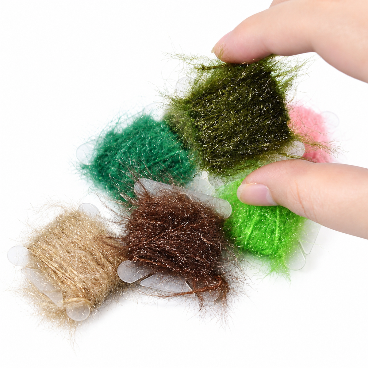 Sparkle Fly Tying Chenille, Two 6 m Cards