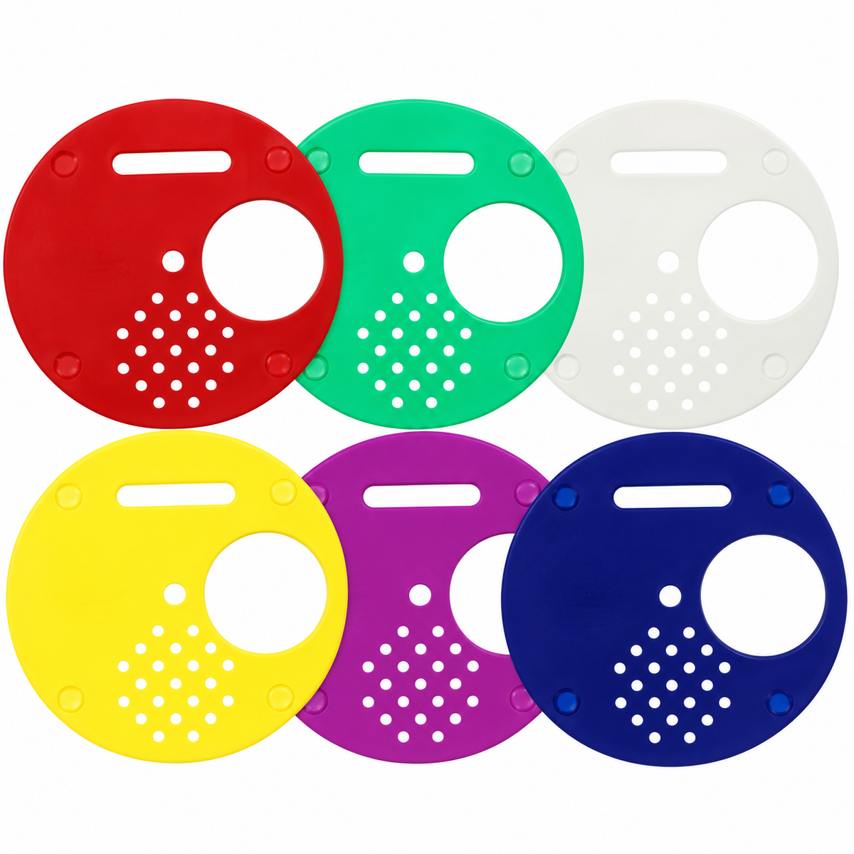 Colorful Round Beehive Entrance Discs, 15 Pack