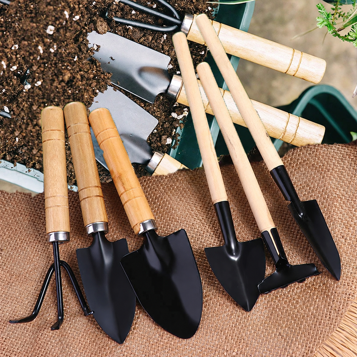 Mini Gardening Tool Set Options