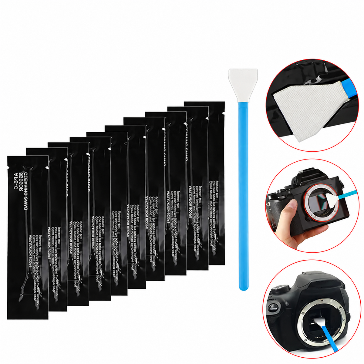 10 Dry Camera Sensor Cleaning Swabs