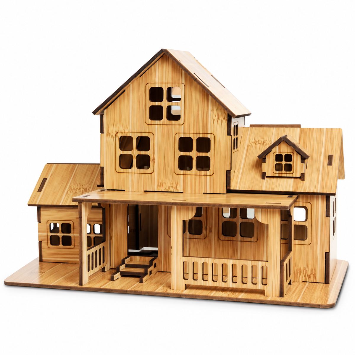 Wooden 3D Cottage Assembly Model Kit