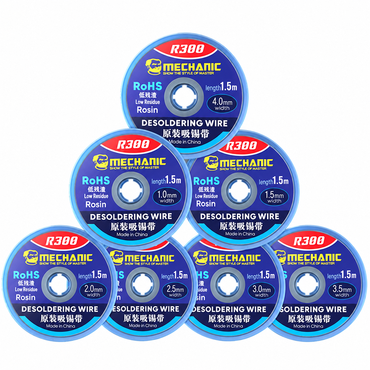 R300 Copper Desoldering Braid, 1.5 m