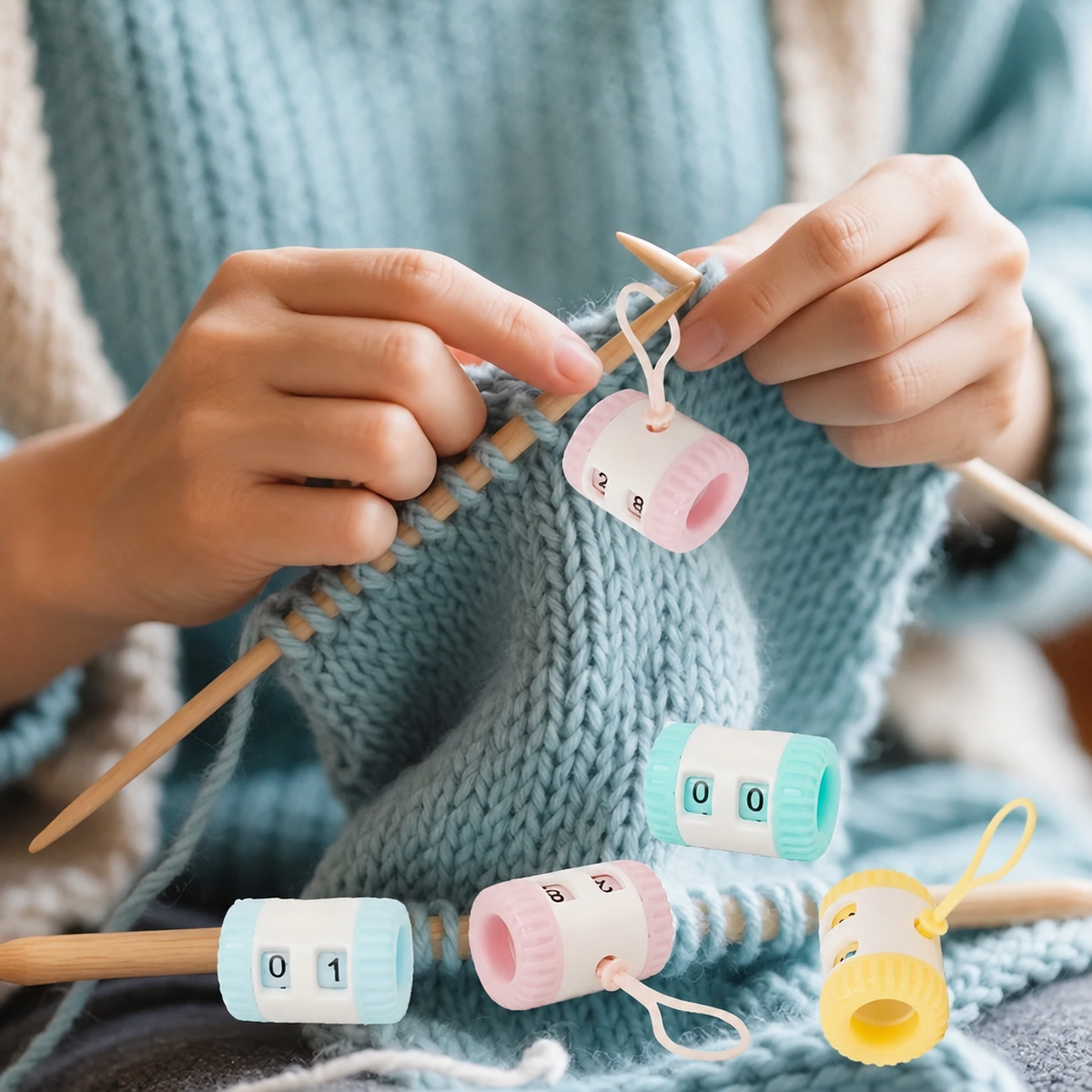 Mini Manual Knitting Row Counter