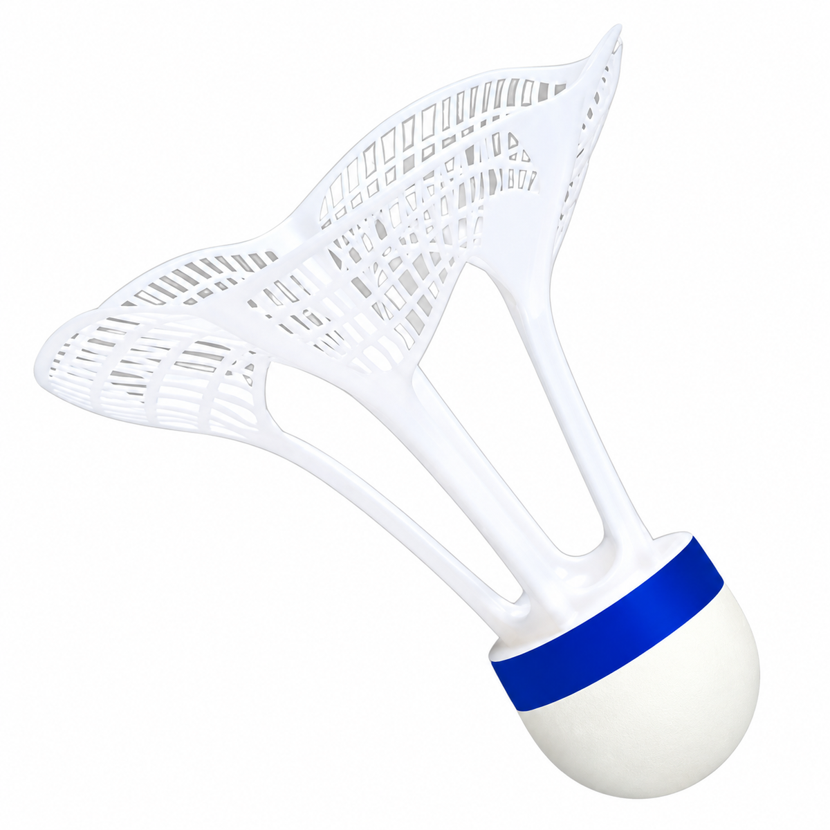 10-Pack White Badminton Shuttlecocks