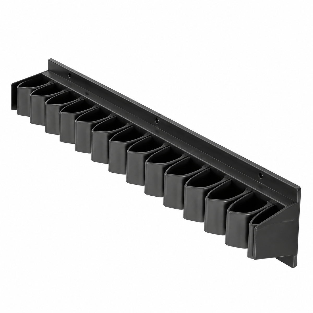 Wall-Mounted 12-Position Equestrian Whip Rack