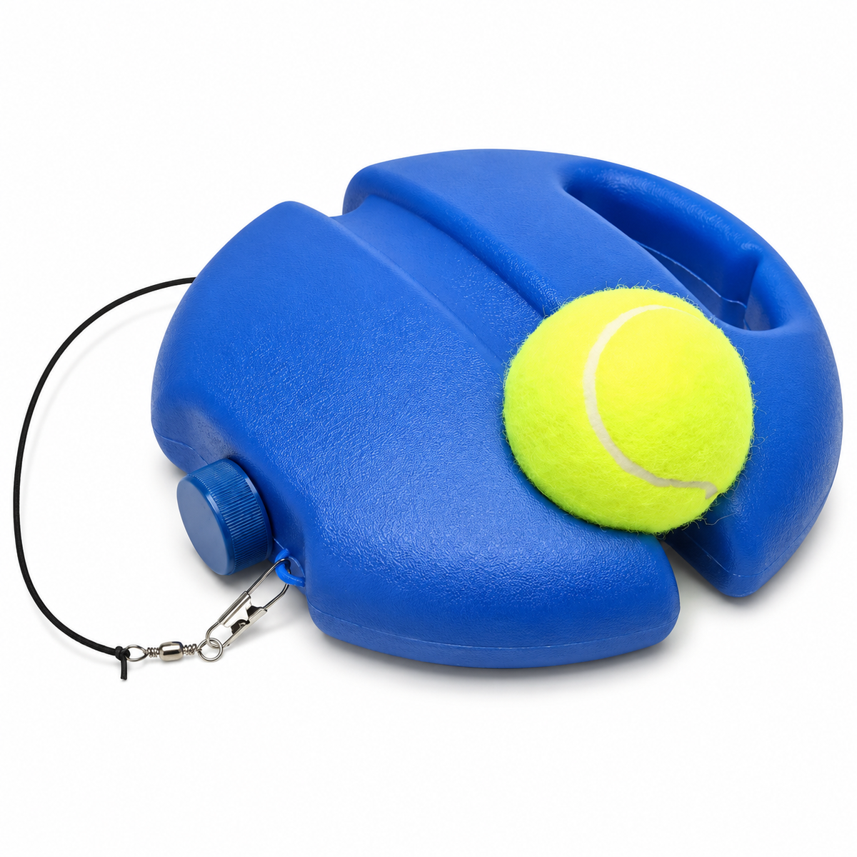 Tethered Tennis Practice Ball and Base Options