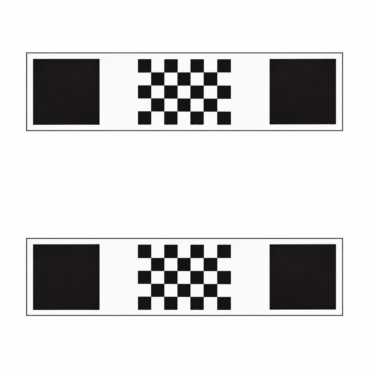 Vehicle 360° Camera Calibration Cloth, 2D or 3D Options
