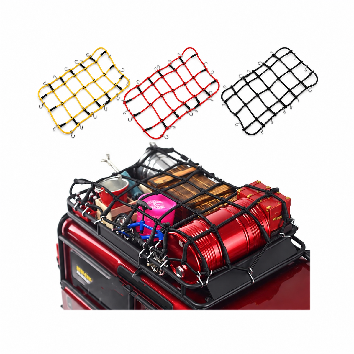 Elastic Roof Luggage Net for 1:10 RC Crawlers