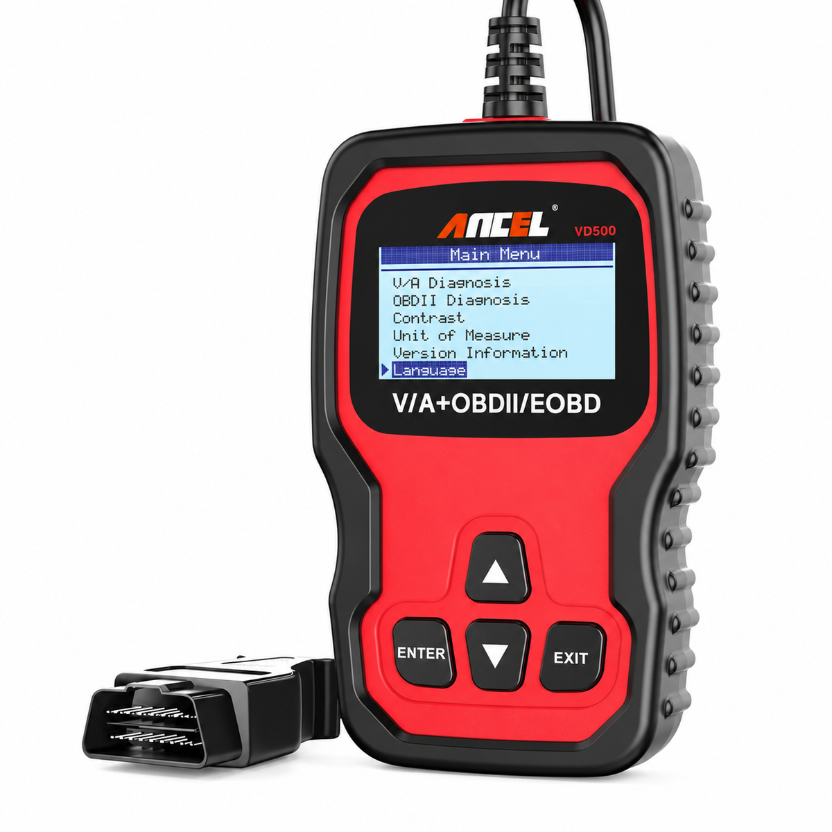 VD500 OBD2 Diagnostic Scanner for VAG and Compatible 12 V Vehicles