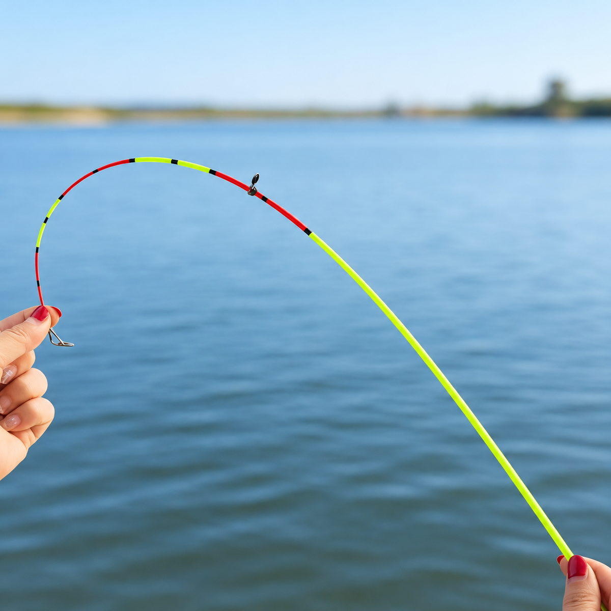 Fibreglass Fishing Rod Tip with Guide-Ring Options