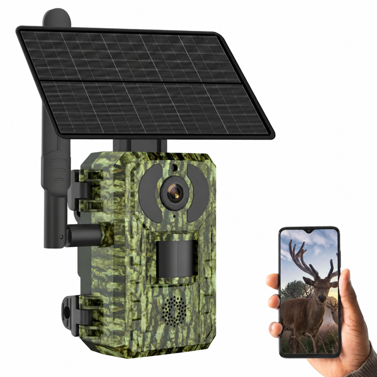 4G Solar Trail Camera with App Viewing