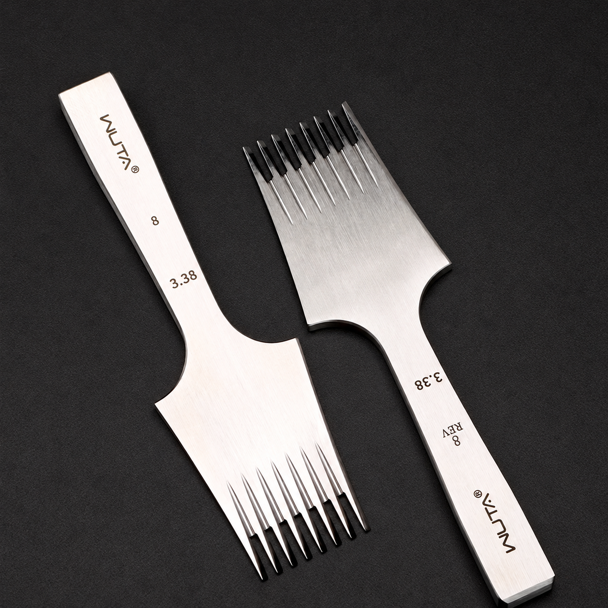French-Style Leather Pricking Iron – Spacing and Tooth Options