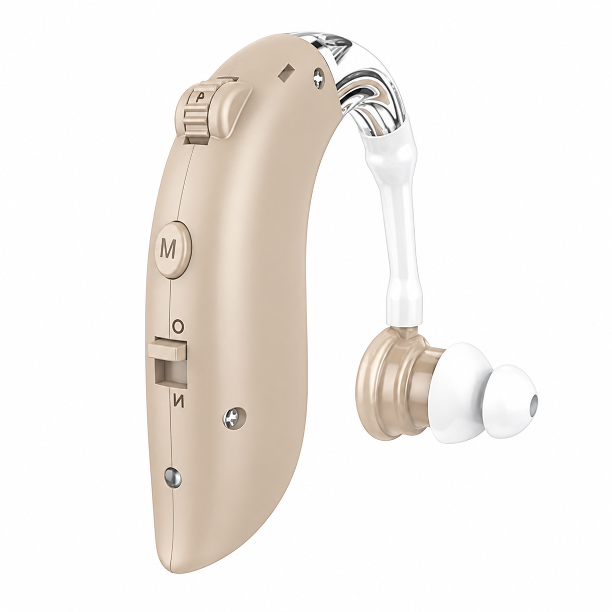 Rechargeable Behind-the-Ear Sound Amplifier