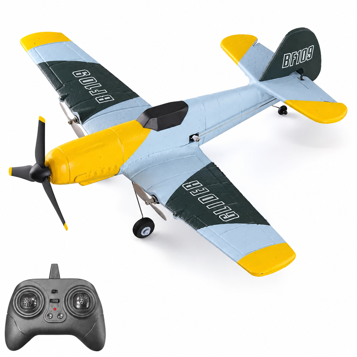 P51 Remote-Control Foam Airplane with Landing Gear