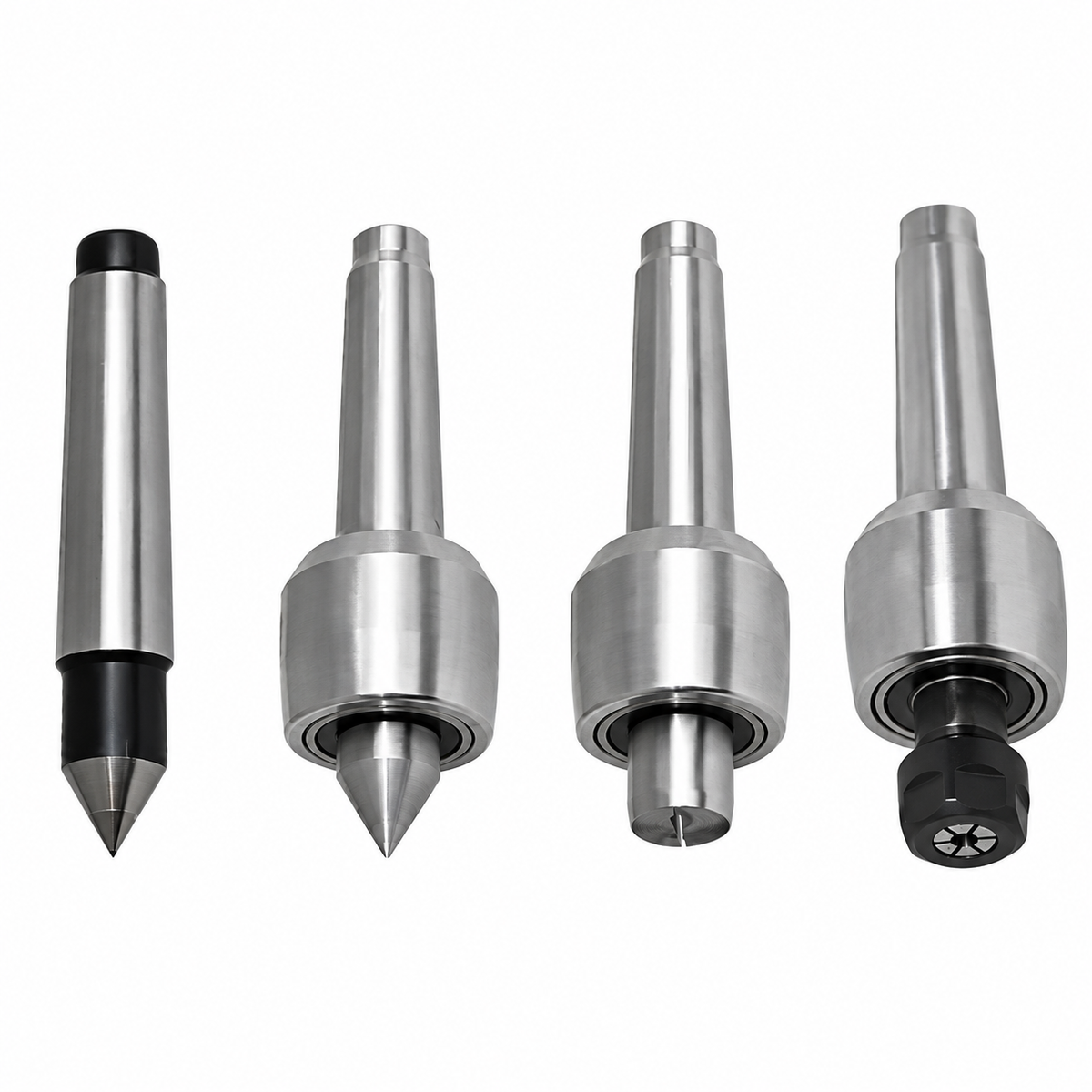 MT2 Lathe Center Options – Point, Flat-End and ER11