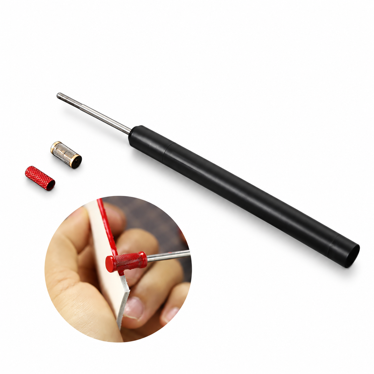 Leather Edge Paint Roller and Paint Box Options