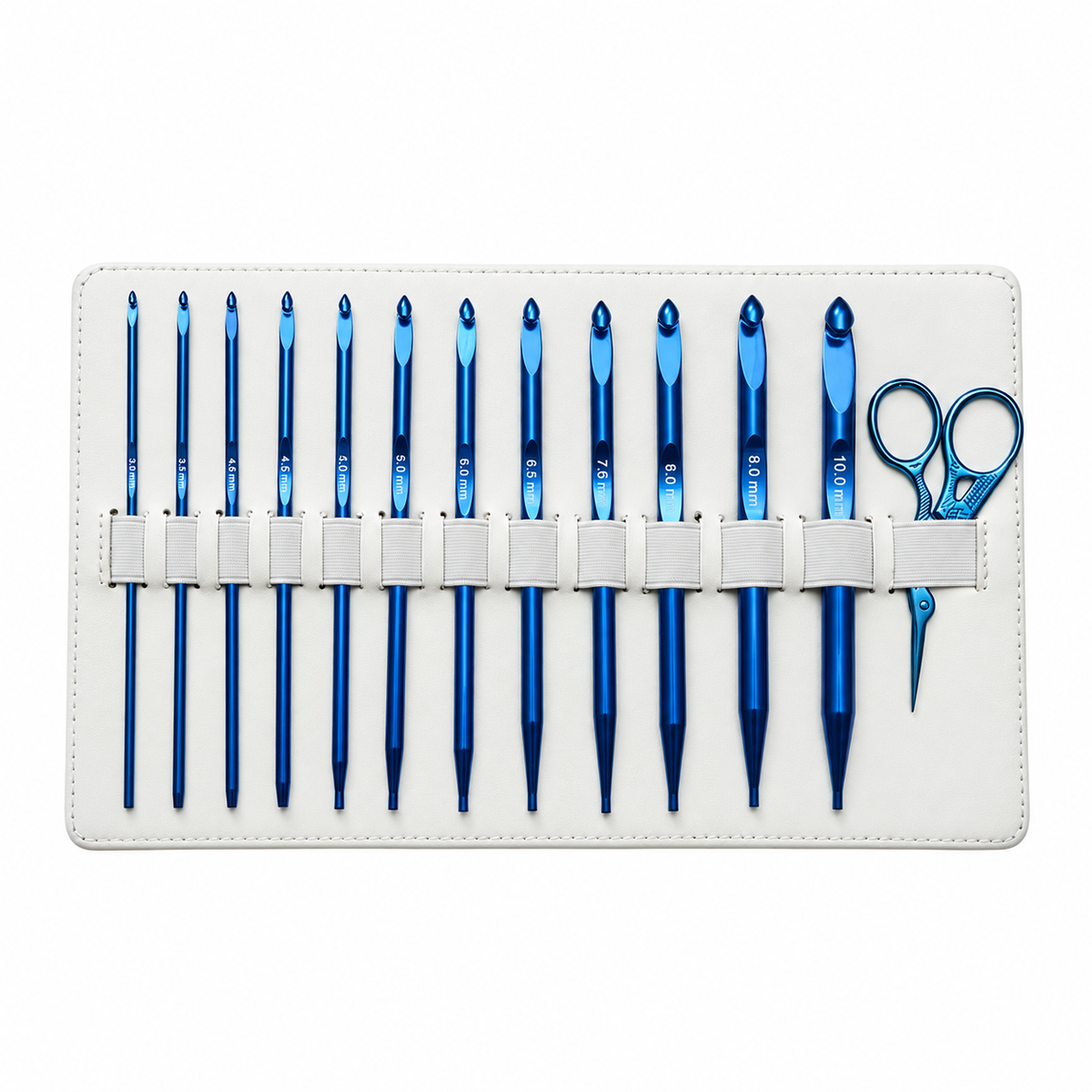Interchangeable Tunisian Crochet Hook Set, 3–10 mm