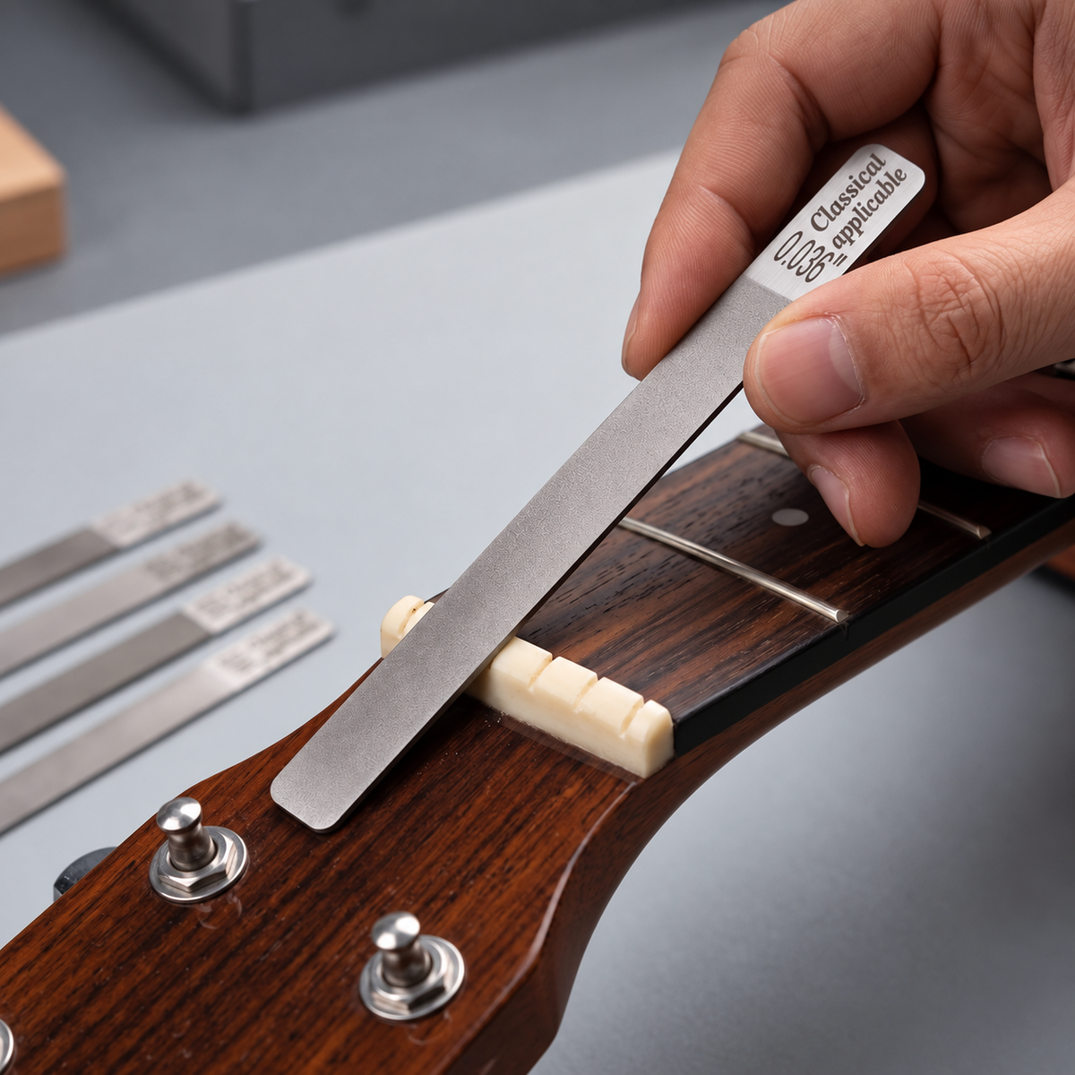 Guitar Nut File Set, Six Pieces
