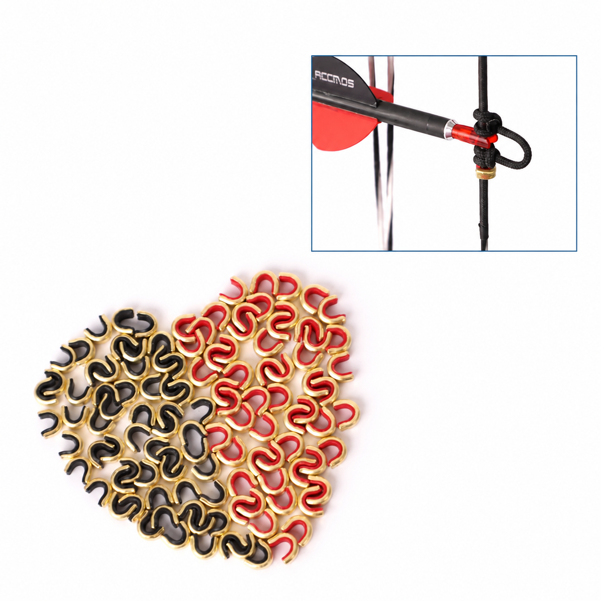 Archery Nocking Point Clips and Pliers, Options