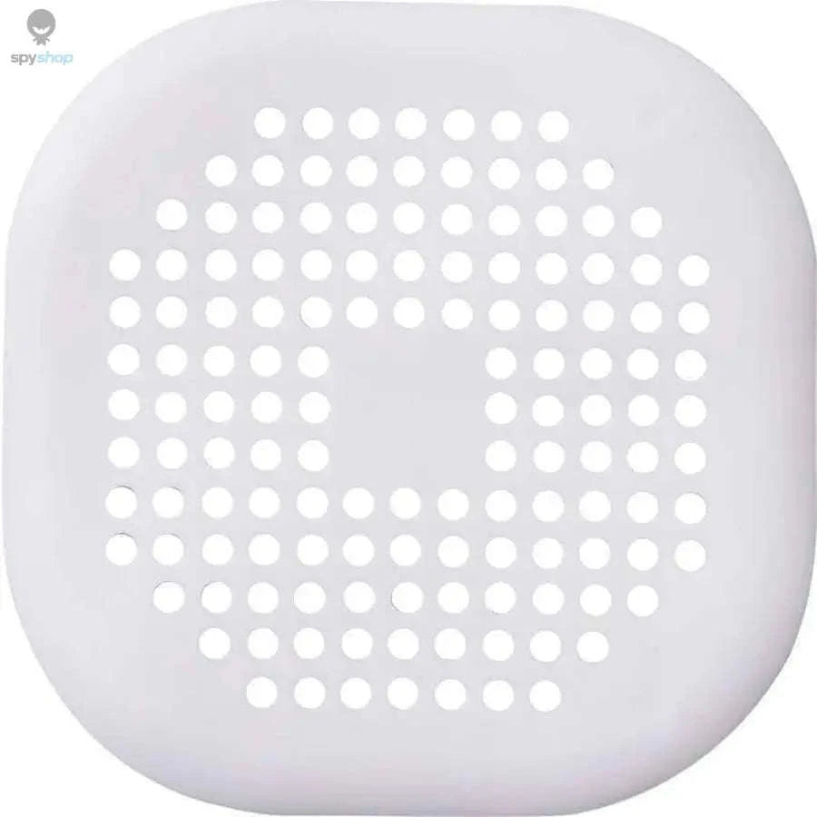 Square Silicone Floor Drain Cover – Anti‑Clog, Easy‑Clean, Universal Fit-WHITE / M