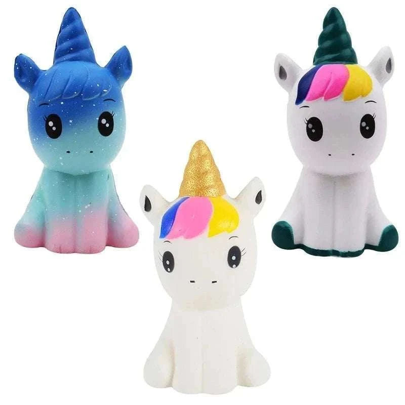 Squishy Cute Unicorn Slow Rising Squeeze Toy-Gold