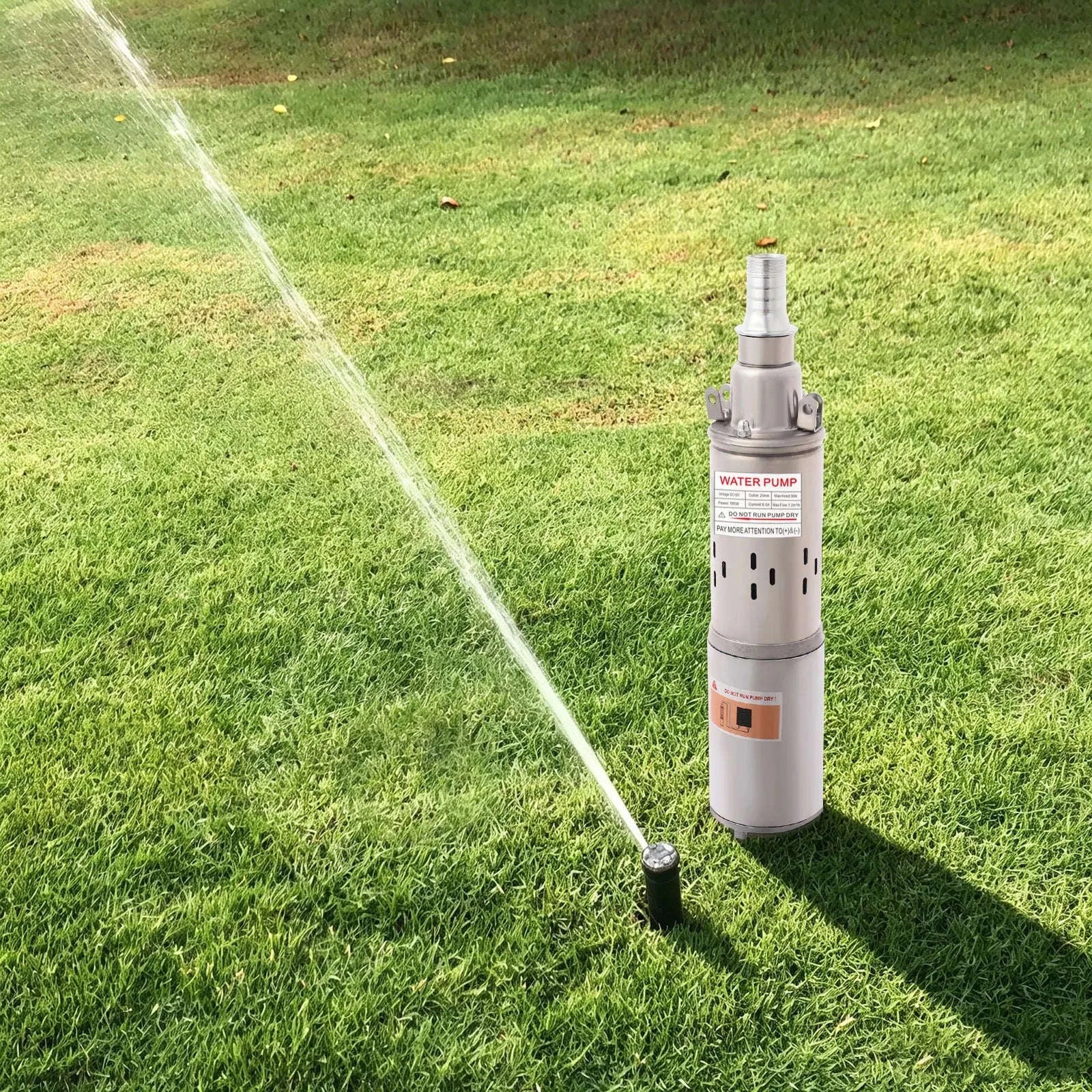 Stainless Steel 12V Submersible Water Pump 180W 263GPH 30m Lift-12V / EU / United Kingdom