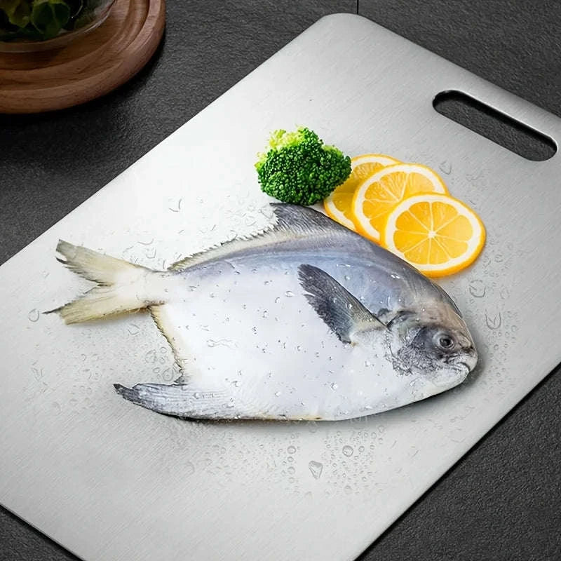 Stainless Steel 3‑Piece Cutting Board Set – Non-Slip & Rustproof-3PCS