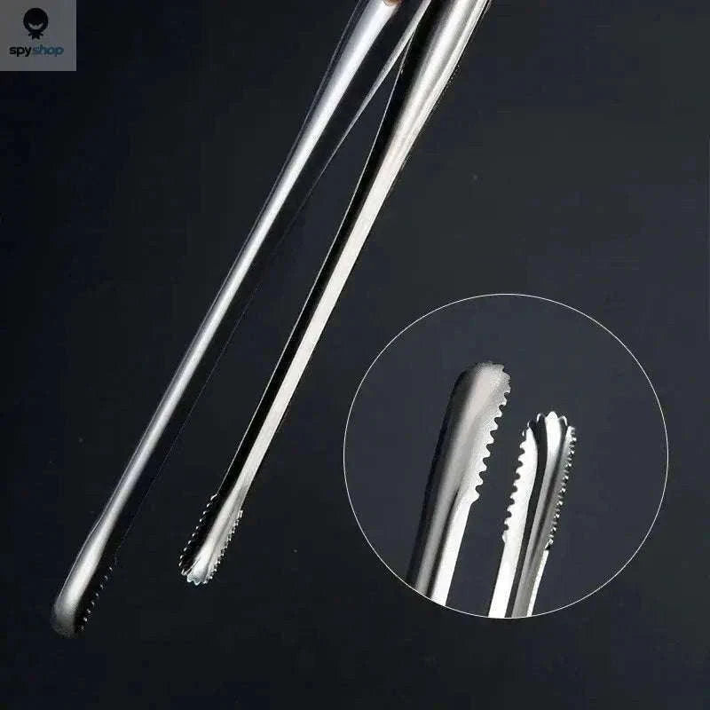 Stainless Steel BBQ Grill Tongs with Heat-Safe Precision Grip-M