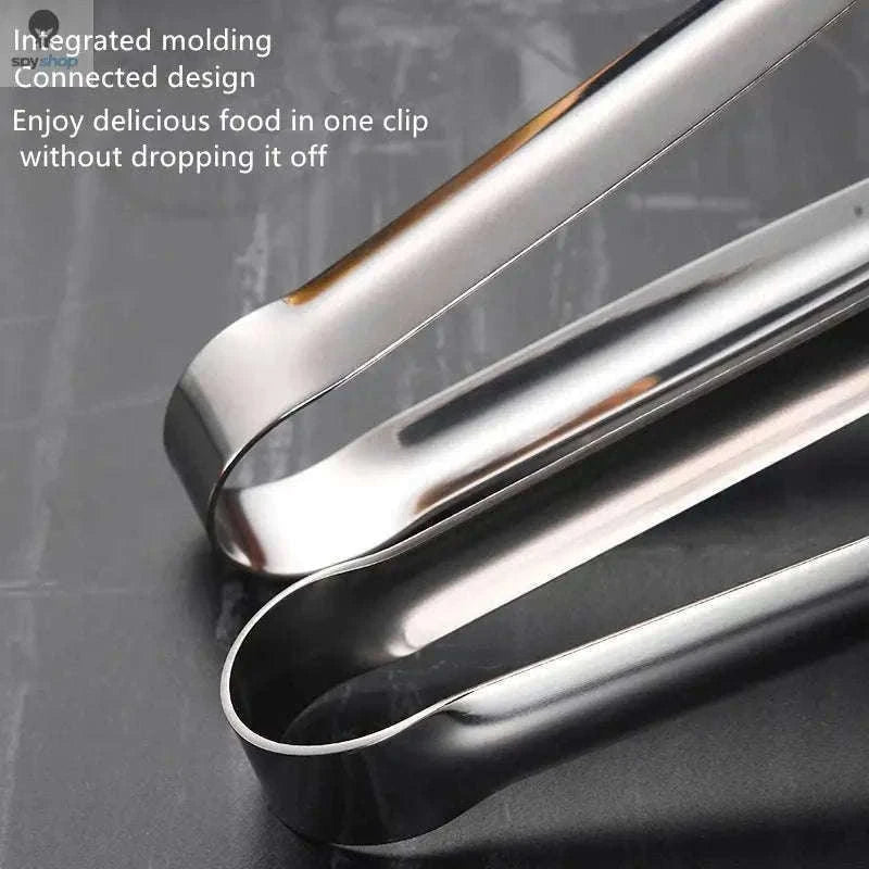 Stainless Steel BBQ Grill Tongs with Heat-Safe Precision Grip-M