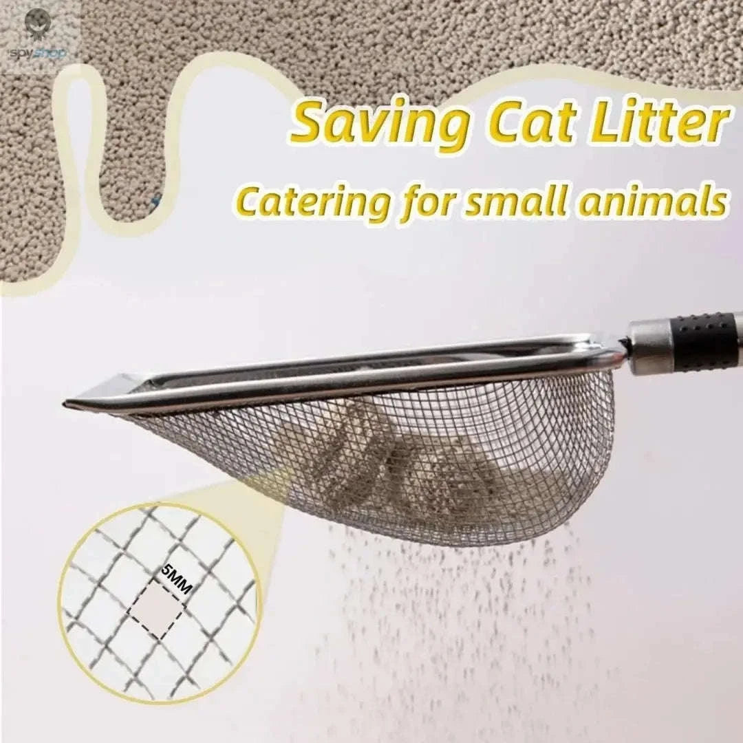 Stainless Steel Cat Litter Scoop – Durable Build, Easy Clean, Ergonomic Comfort-stainless steels