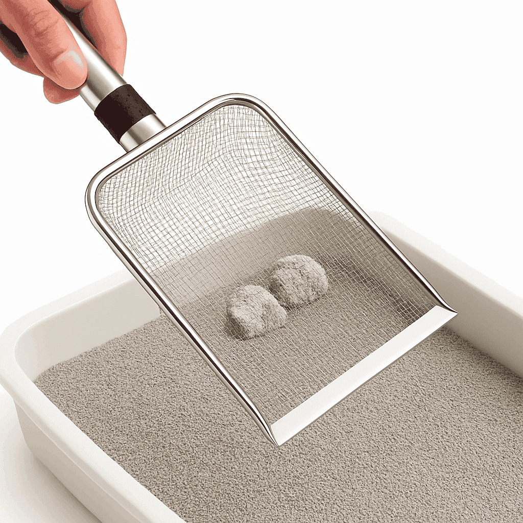 Stainless Steel Cat Litter Scoop for Faster, Cleaner Daily Scooping-stainless steels