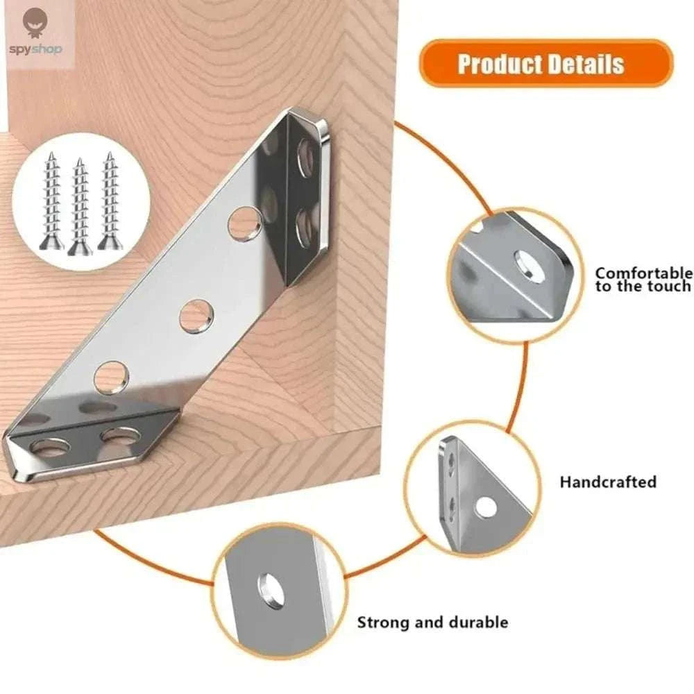 Stainless Steel Corner Brackets-20pc