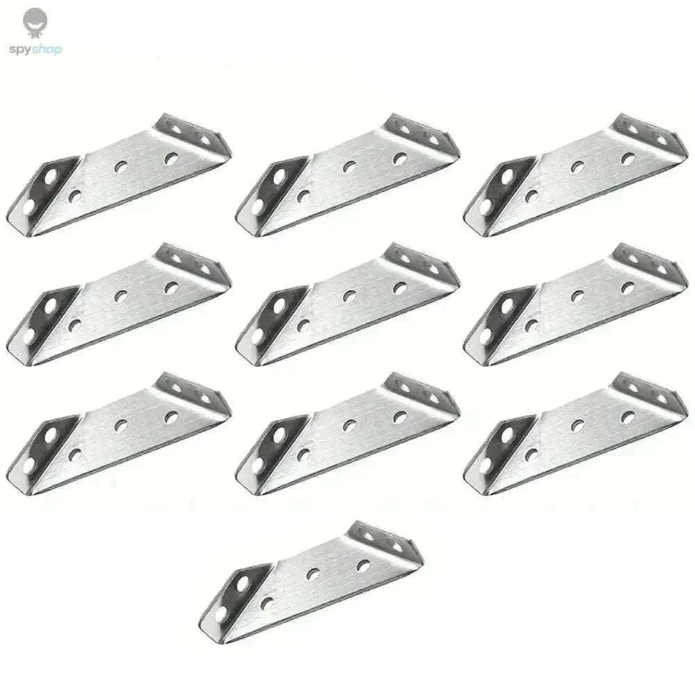 Stainless Steel Corner Brackets for Strong Furniture Support-20pc