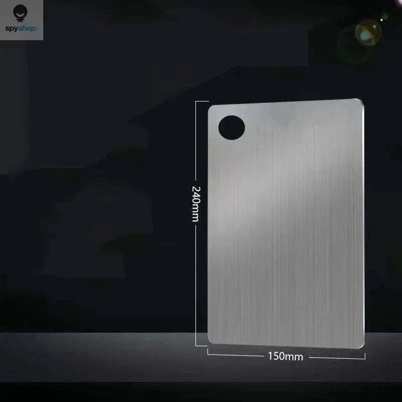 Stainless Steel Cutting Board – Hygienic, Durable, Double‑Sided Prep Surface-24x15cm