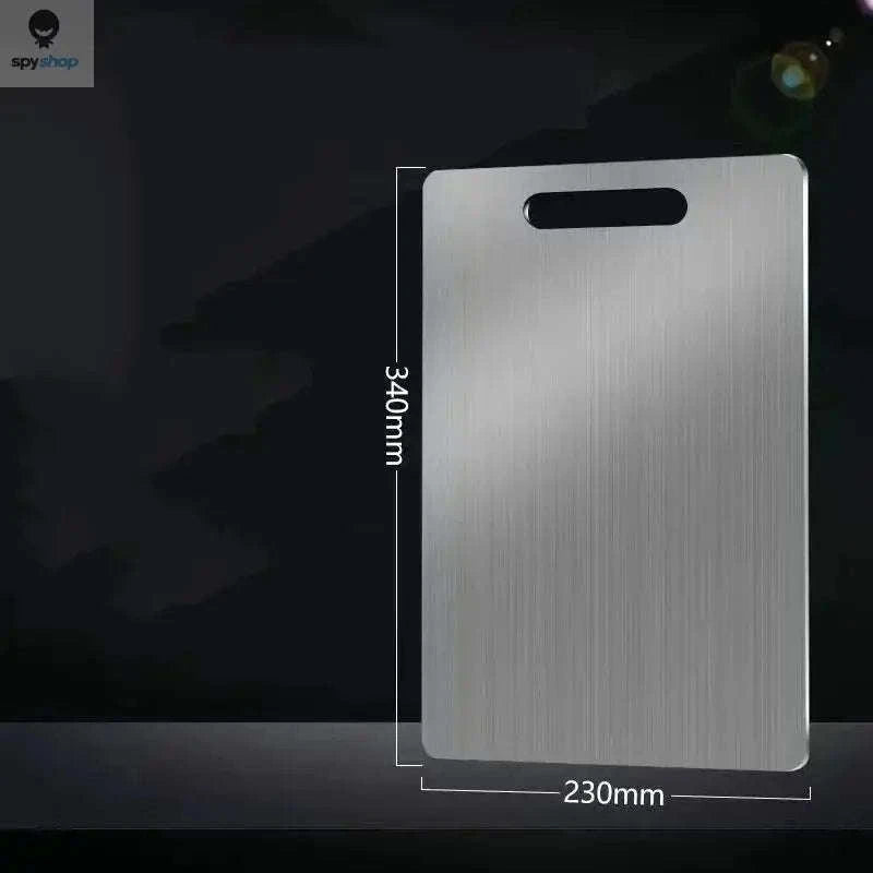 Stainless Steel Cutting Board – Hygienic, Durable, Double‑Sided Prep Surface-24x15cm